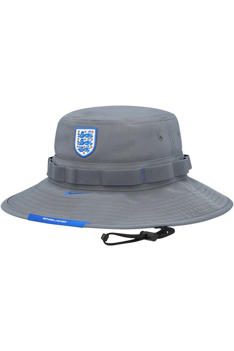 Men's Nike Gray England National Team Boonie Tri-Blend Performance Bucket Hat, Main, color, Gray