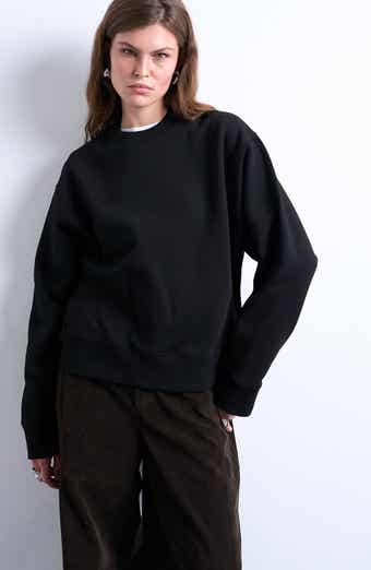Topshop Ultimate Oversize Cotton Blend Sweatshirt