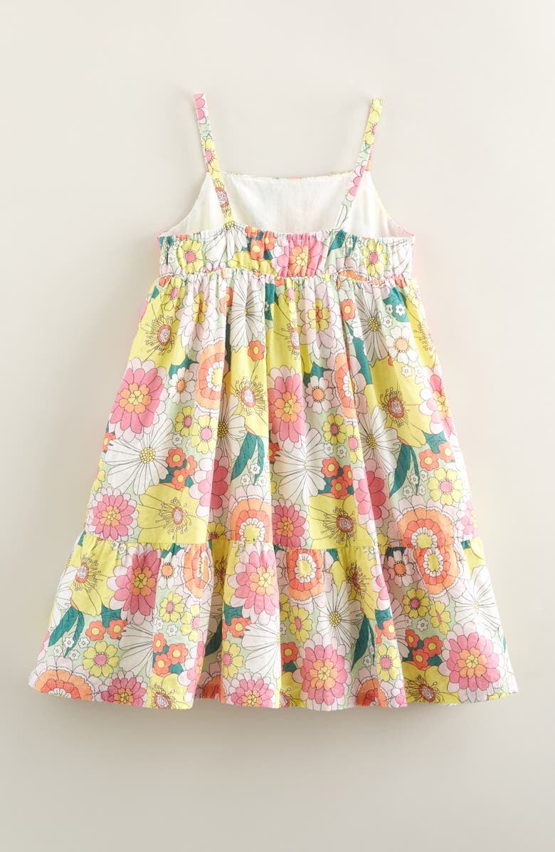 Tucker + Tate Kids' Print Tiered Sundress, Alternate, color, Pink Magenta Retro Floral