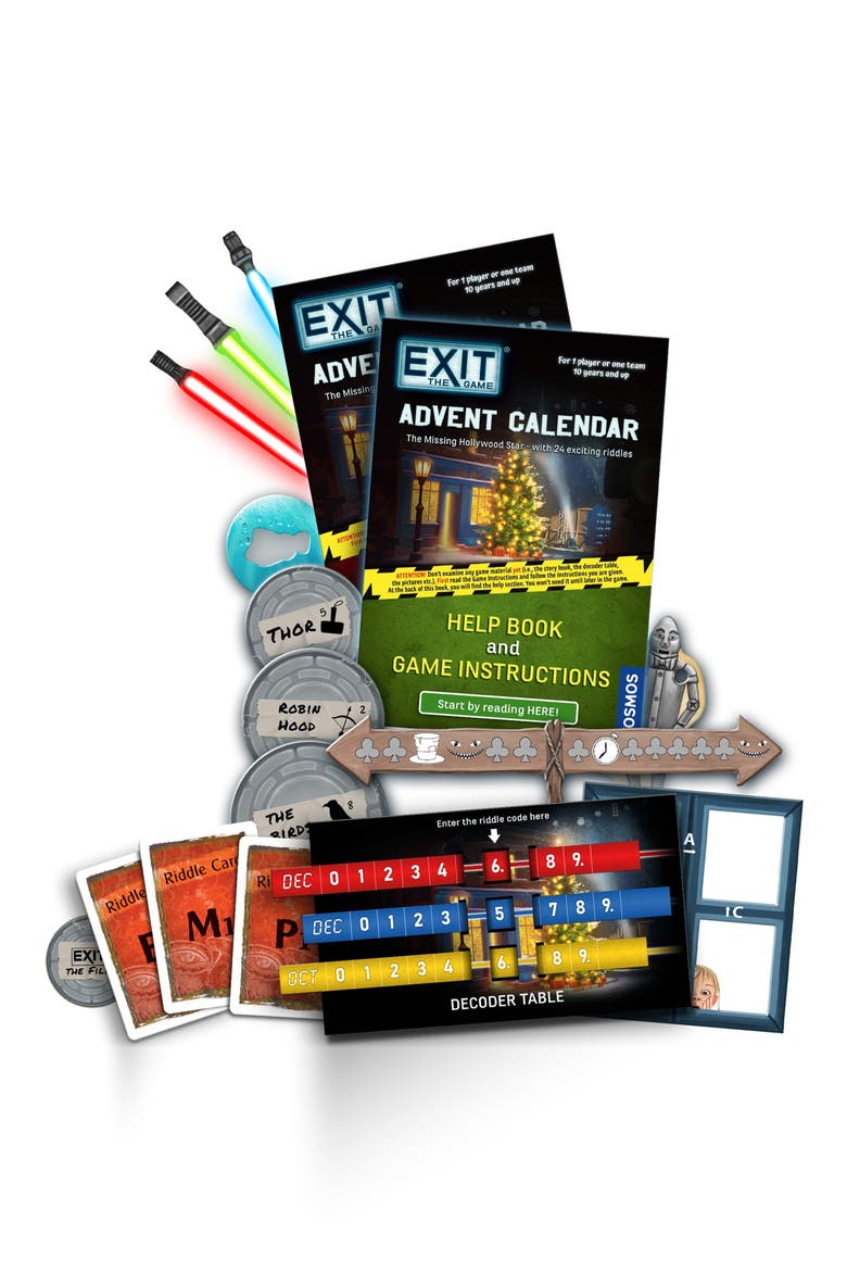 Exit the Game - Advent Calendar, Alternate, color, ASSORTED