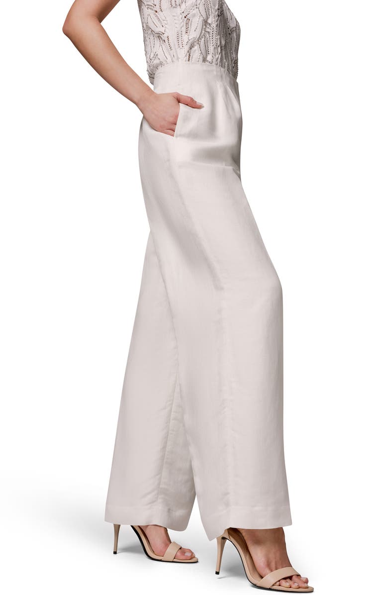 Donna Karan New York Pleated Wide Leg Pants, Alternate, color,