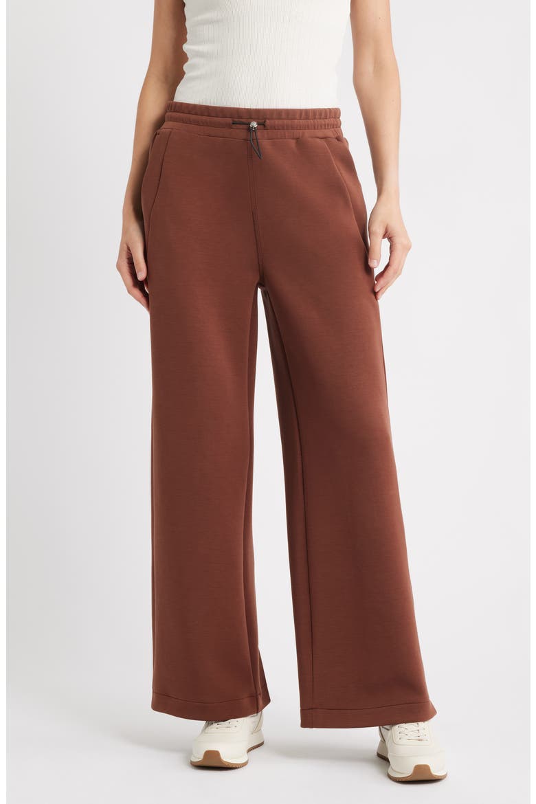 Toggle Waist Athletic Pants, Main, color, EARTH