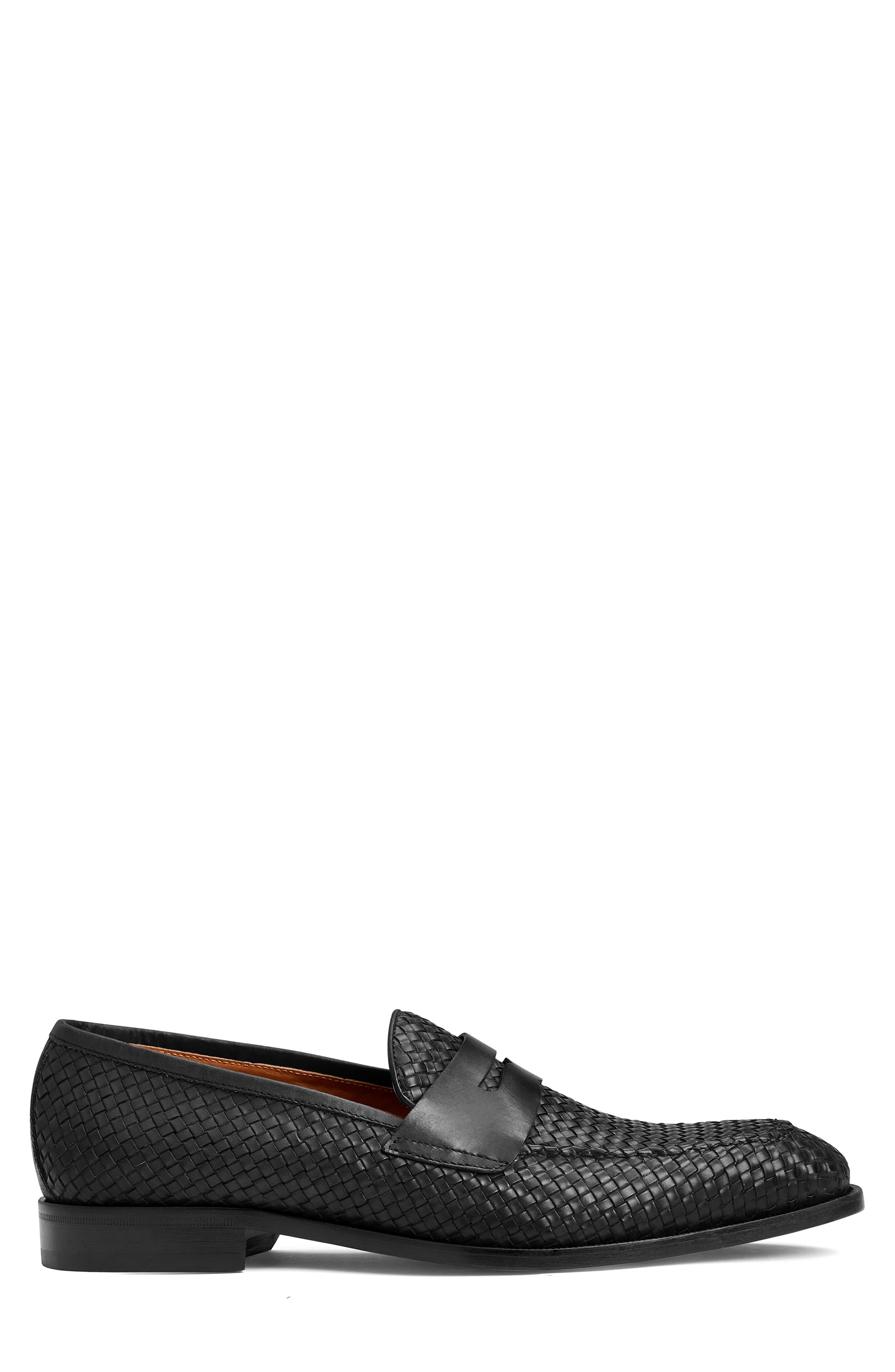 BRUNO MAGLI COLLEZIONE Vesini Woven Penny Loafer, Alternate, color, 