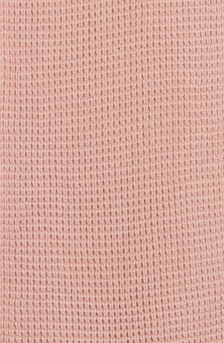 AllSaints Mixed Stitch Scarf, Alternate, color, Misty Rose Pink