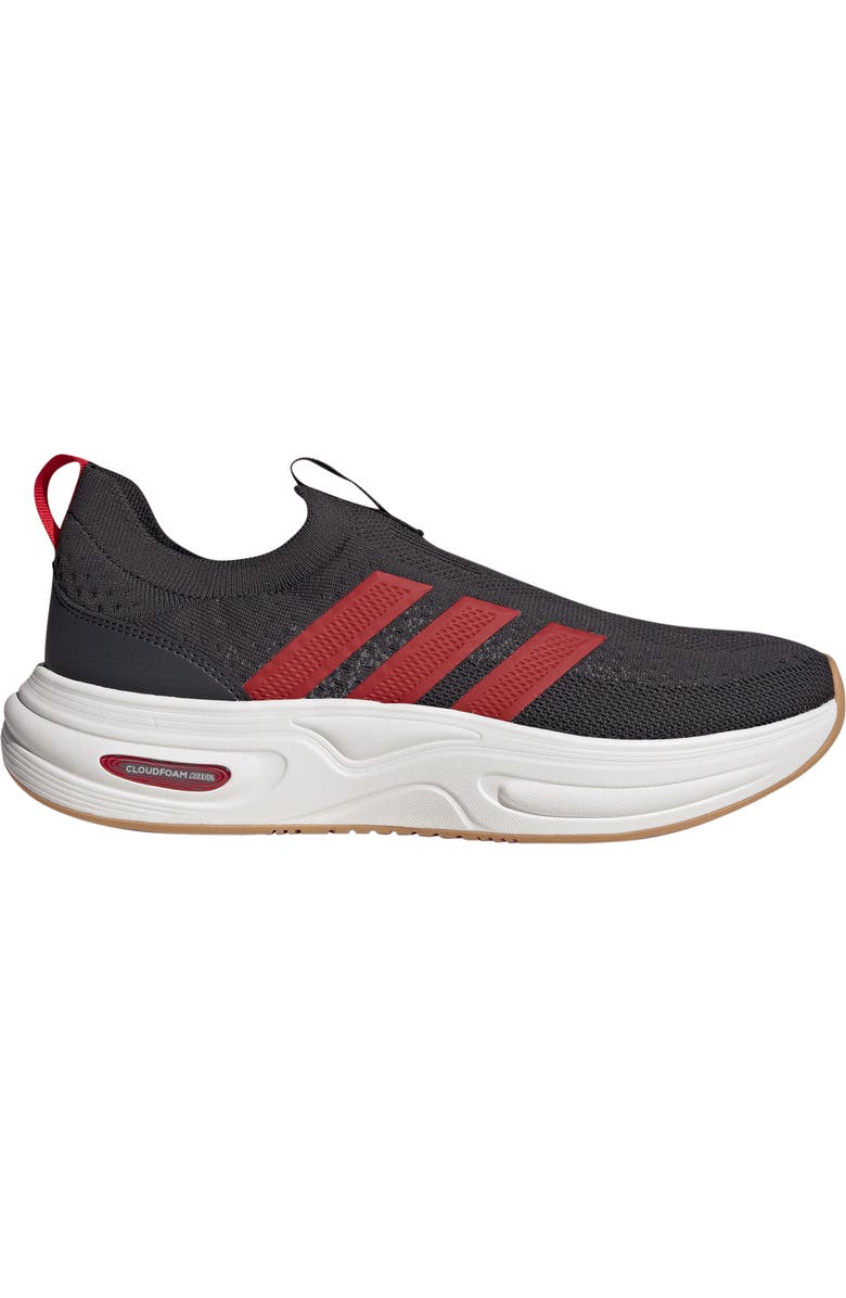 adidas Cloudfoam Cuxxion Slip-On Sneaker, Alternate, color, Carbon/ Scarlet/ Core White