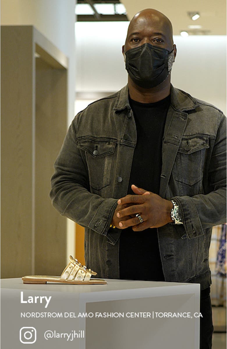 Neverna Stud Slide Sandal, sales video thumbnail