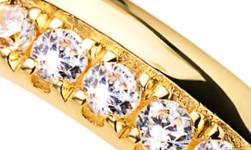 Ana Luisa Celine Cubic Zirconia Double Band Stackable Ring In Gold