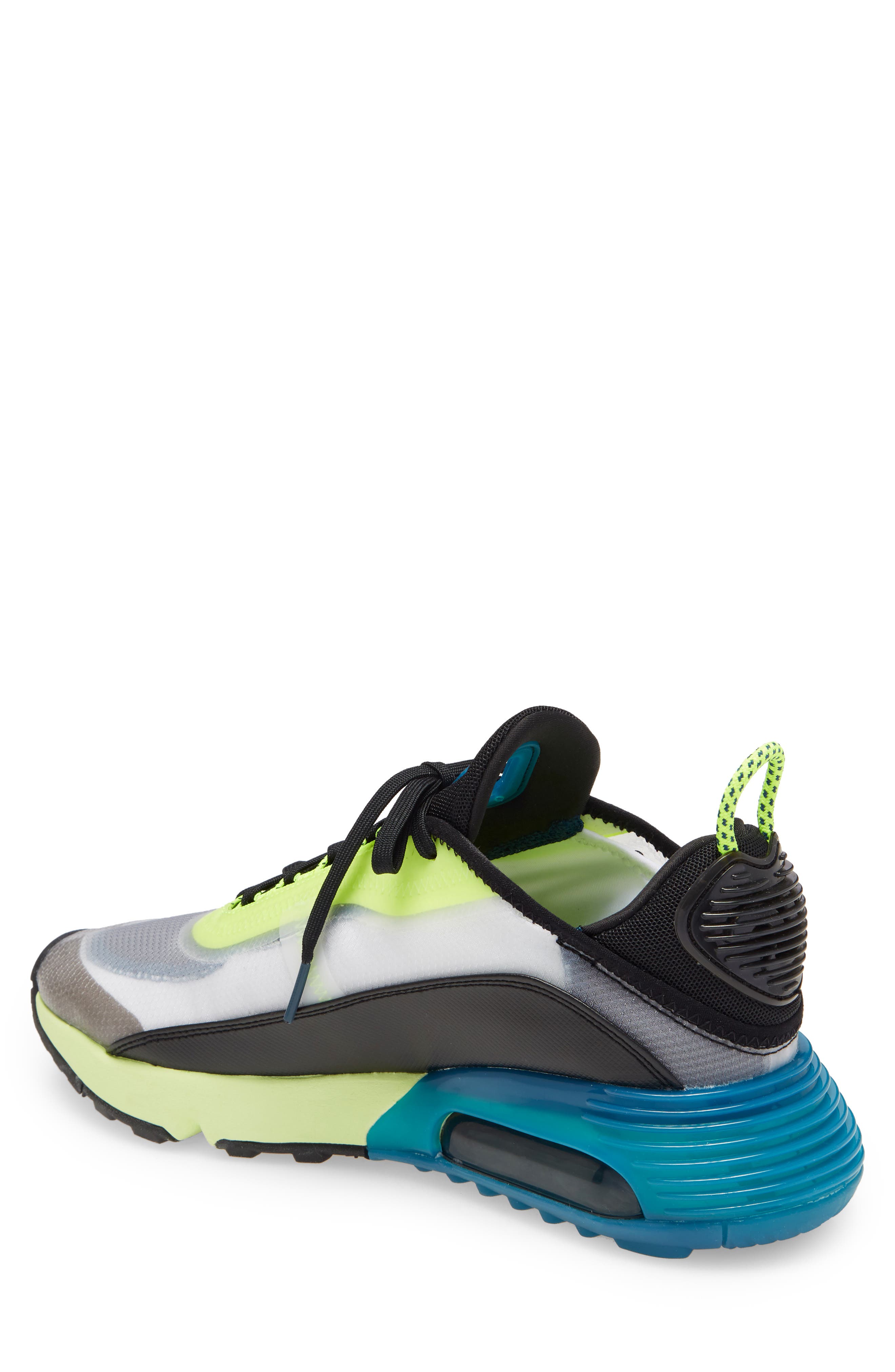 Air Max 2090 Sneaker, Alternate, color, WHITE/ BLACK/ VOLT/ BLUE