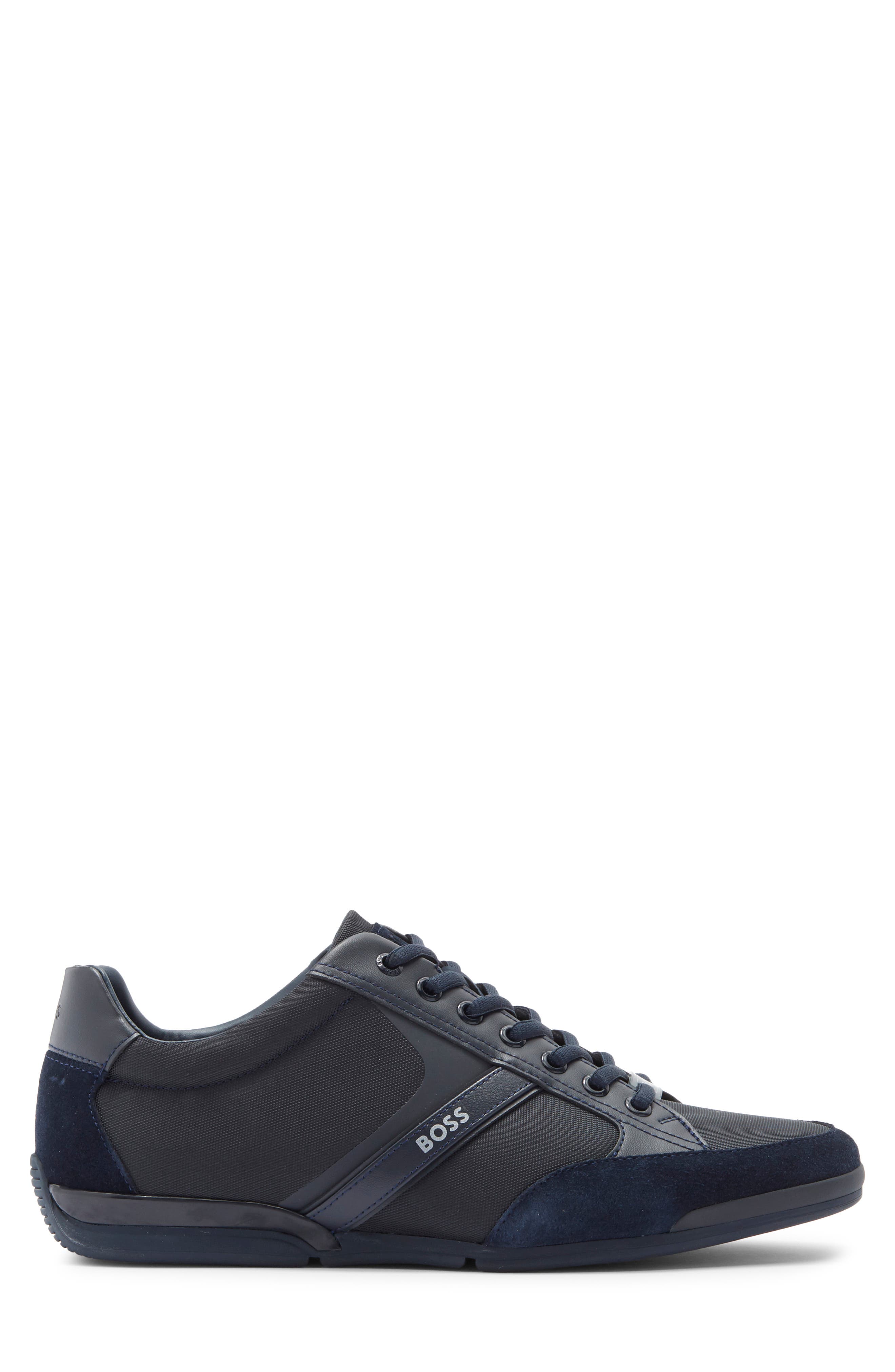 Saturn Low Top Sneaker, Alternate, color, DK BU