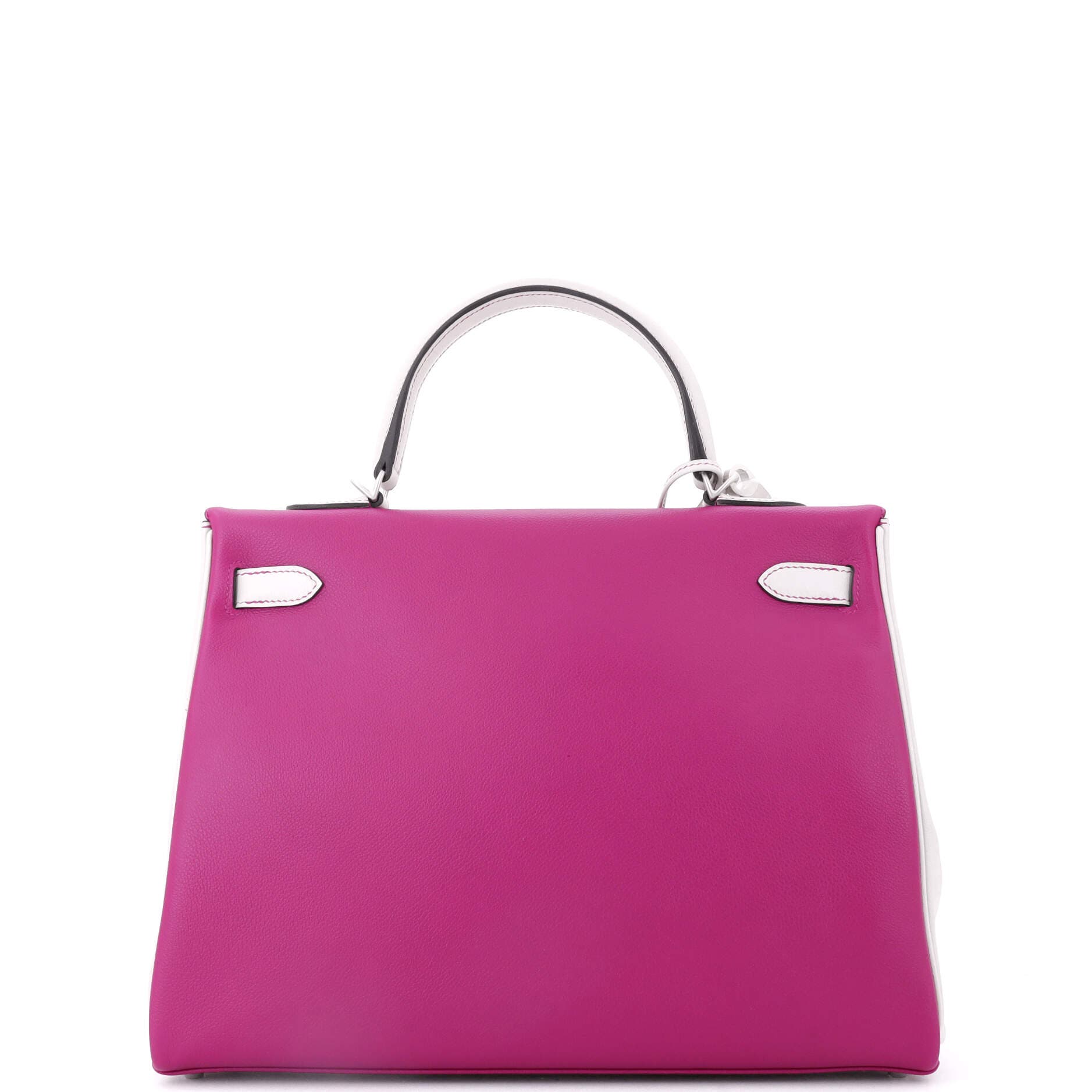 Pre-Owned Hermes Kelly Handbag Bicolor Evercolor with Brushed Palladium Hardware 35, Alternate, color, 