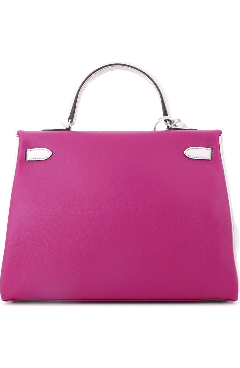 Pre-Owned Hermes Kelly Handbag Bicolor Evercolor with Brushed Palladium Hardware 35, Alternate, color,