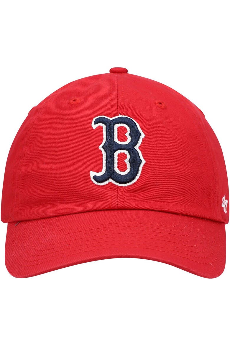 Men's '47 Red Boston Red Sox Clean Up Adjustable Hat, Alternate, color, Red