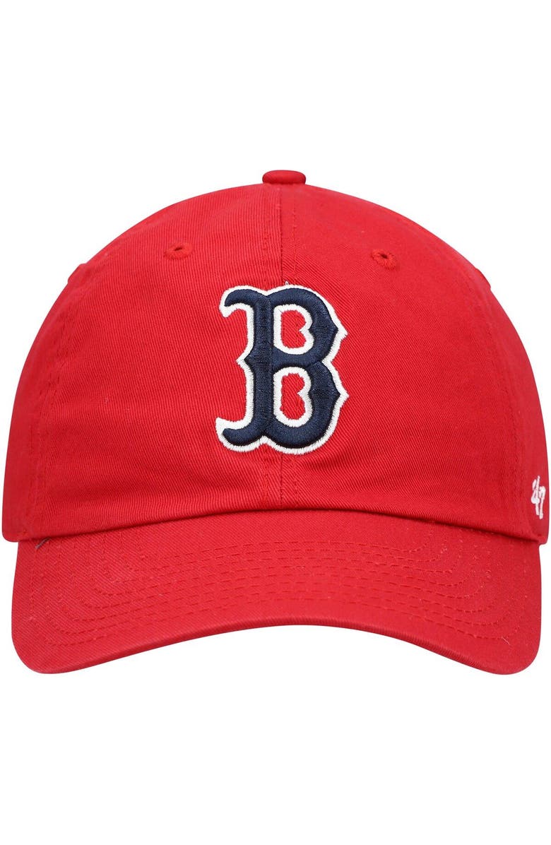'47 Men's '47 Red Boston Red Sox Clean Up Adjustable Hat, Alternate, color, Red
