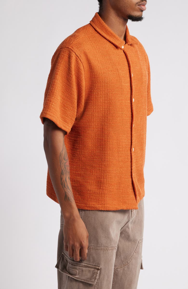 PacSun Texture Camp Shirt, Alternate, color, 