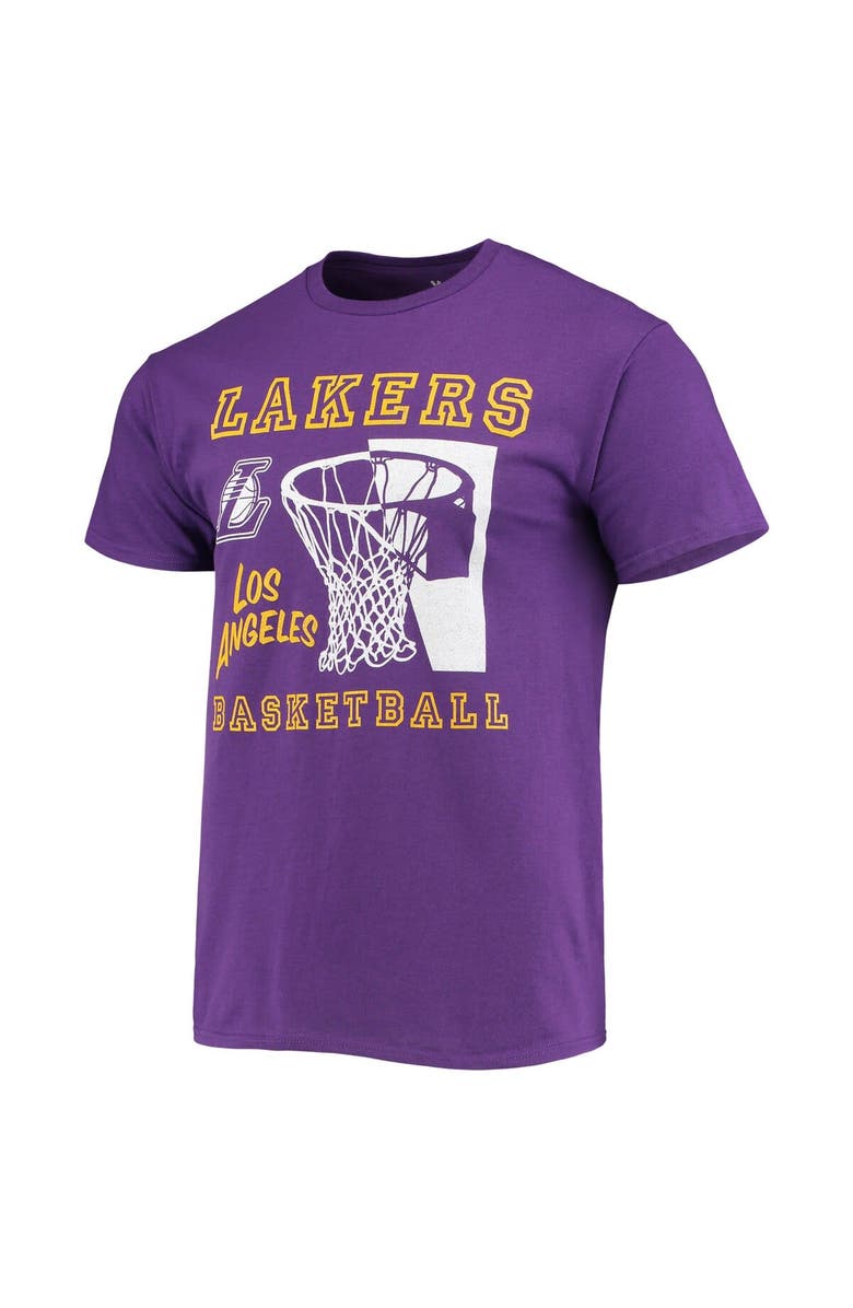 Junk Food Men's Junk Food Purple Los Angeles Lakers Slam Dunk T-Shirt, Alternate, color,