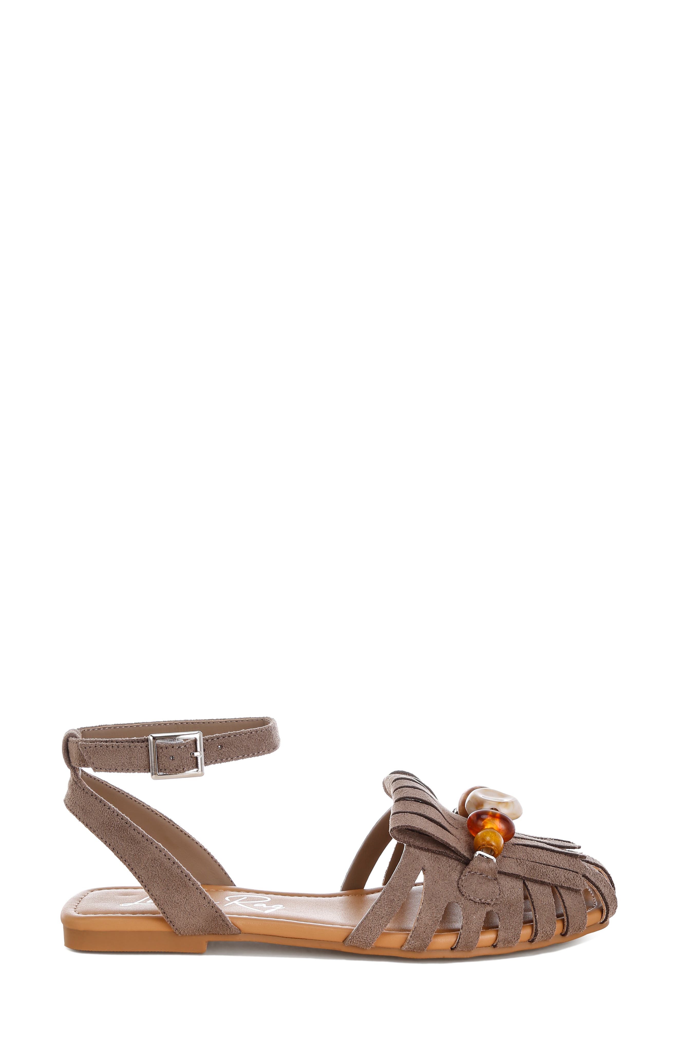 Corvina Ankle Strap Sandal, Alternate, color, TAUPE
