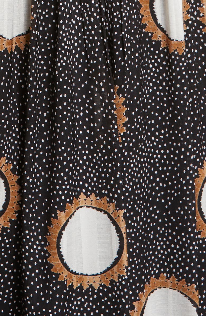 Masai Copenhagen Nomina Smocked Waist Long Sleeve Midi Dress, Alternate, color, 