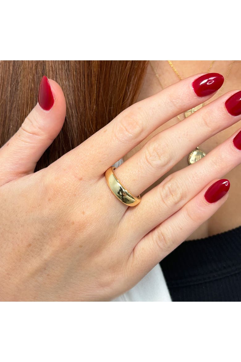 Gold Dome Ring, Alternate, color, Yellow Gold