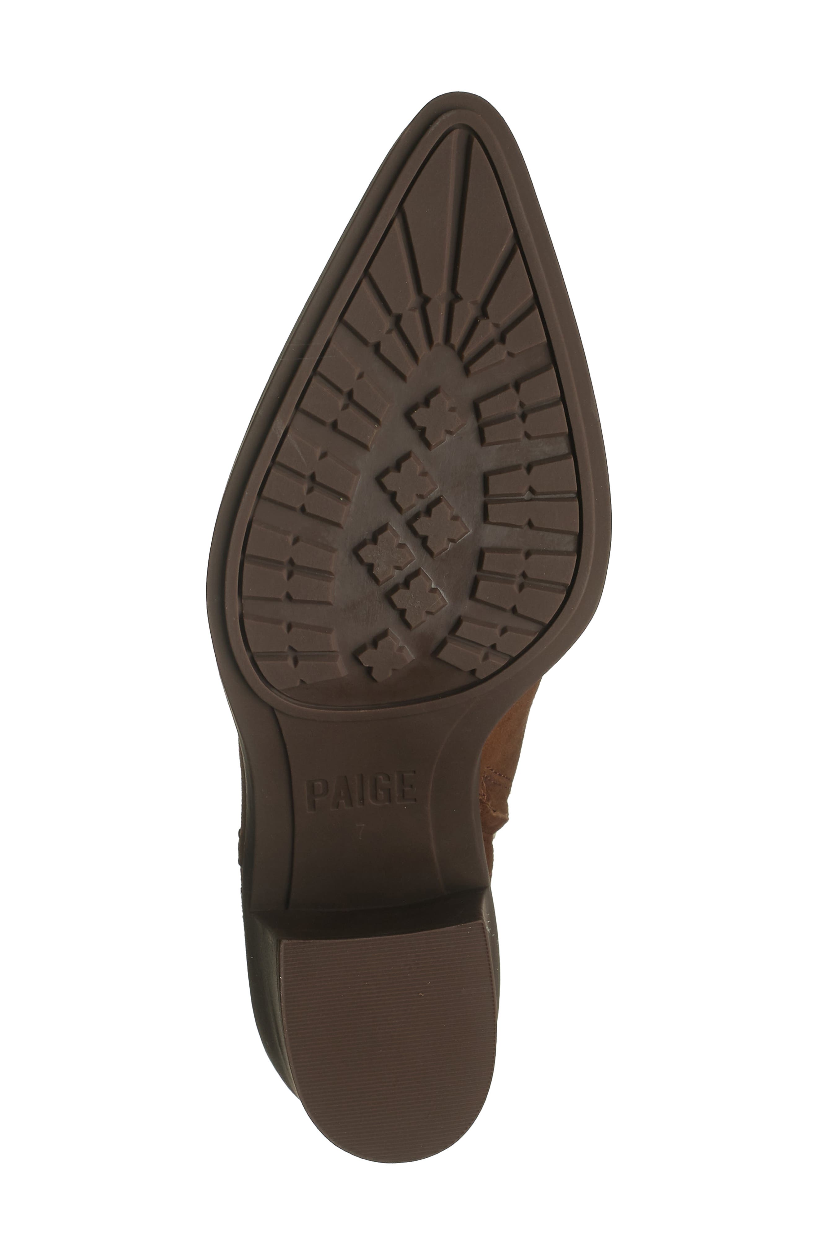PAIGE Giselle Studded Block Heel Bootie, Alternate, color, 