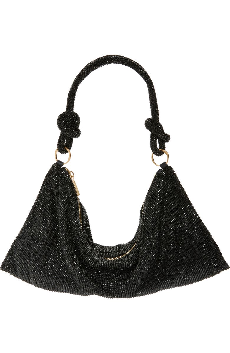 Cult Gaia Mini Hera Rhinestone Shoulder Bag, Main, color,