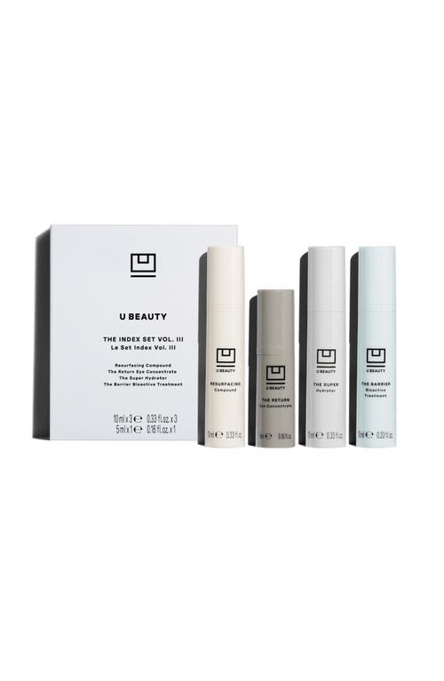 U Beauty The Index Set Vol. Iii Skin Care Set In No Color