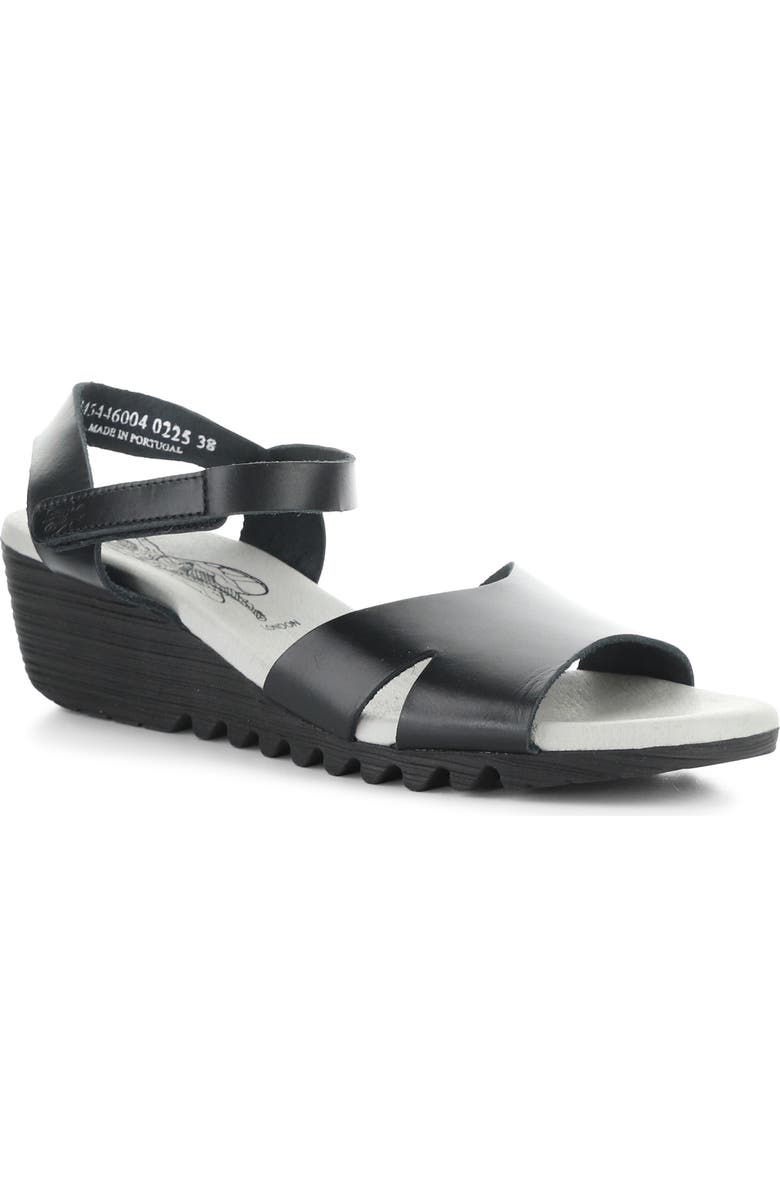 Fly London Olla Ankle Strap Wedge Sandal, Main, color,