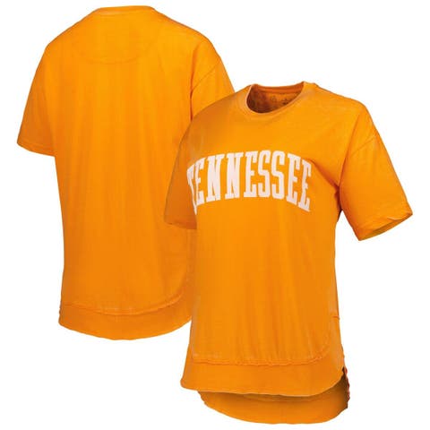 Women's Pressbox Tennessee Orange Tennessee Volunteers Arch Poncho T-Shirt