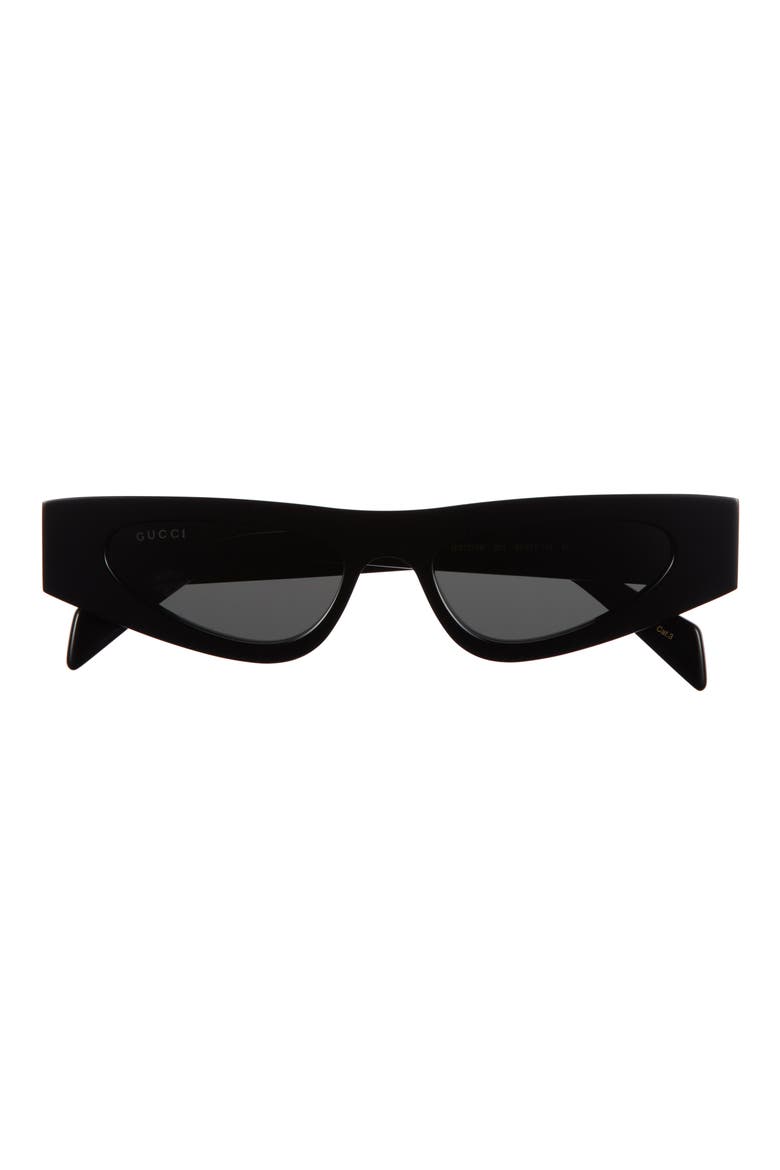 51mm Cat Eye Sunglasses, Main, color, BLACK BLACK GREY