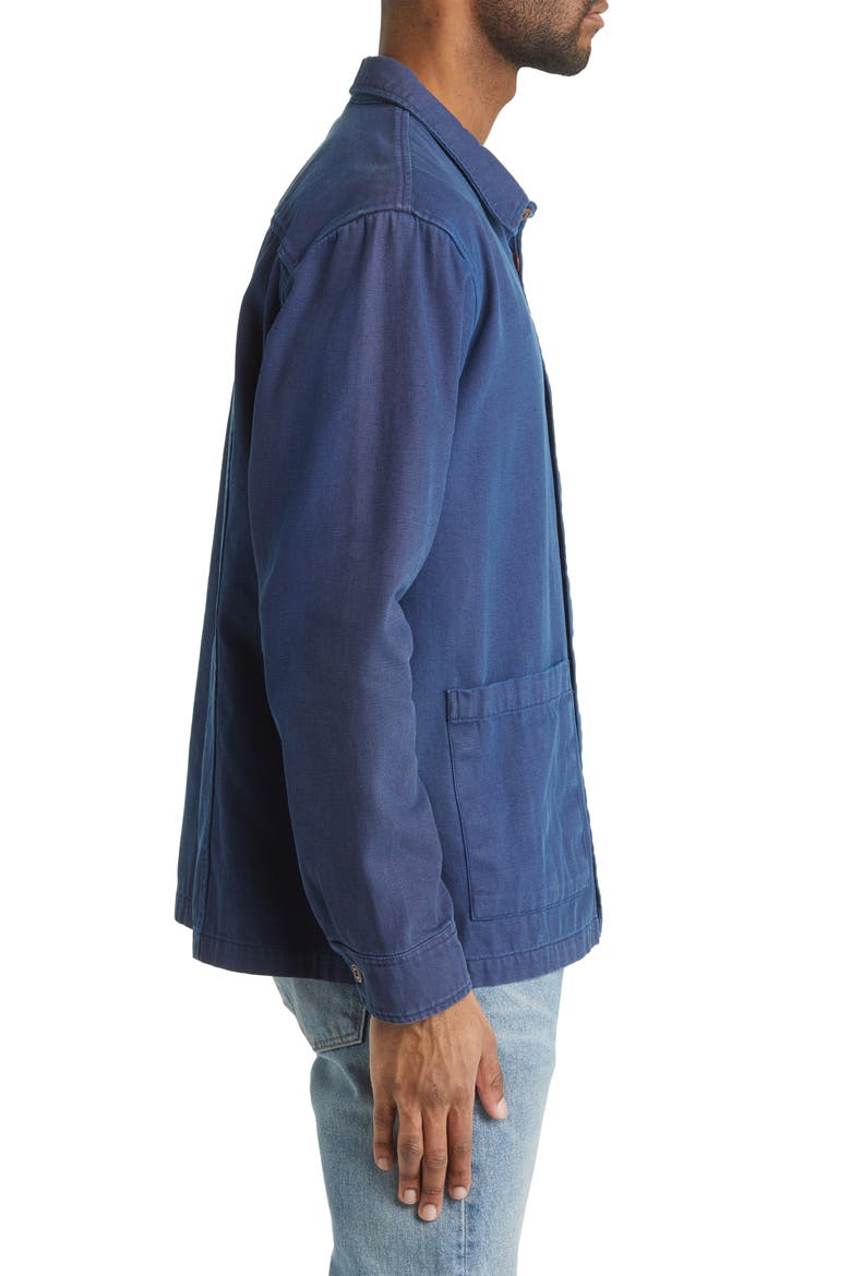 Duck Dye Overshirt, Alternate, color, INDIGO