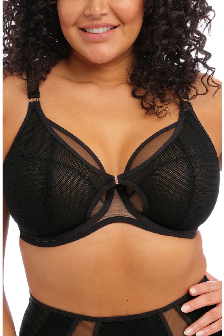 Kintai Full Coverage Mesh Underwire Bra video