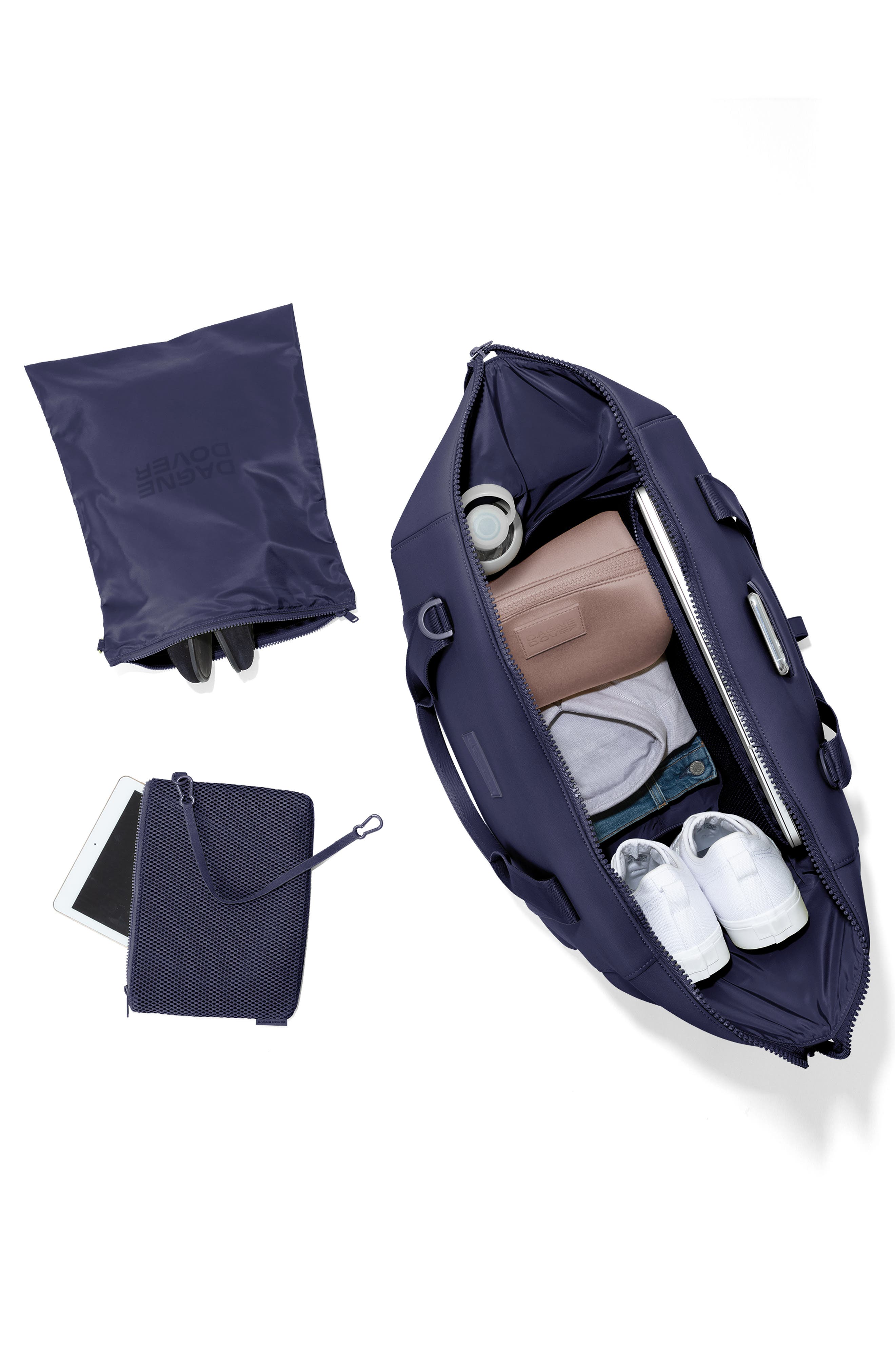Landon Extra Large Neoprene Carryall, Alternate, color, STORM