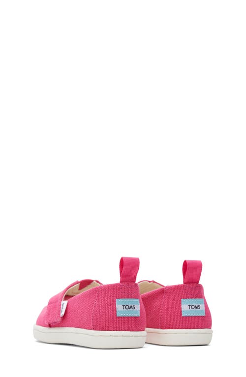 Toms Kids' Alpargata Slip-on Sneaker In Bright Pink