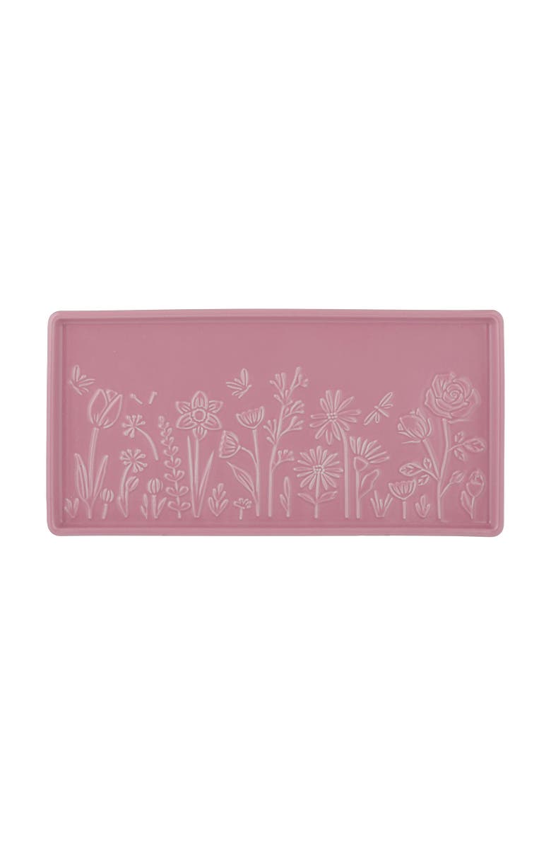 MASON CASH In The Meadow Rectangle Platter, 12-Inch, Main, color, Pink