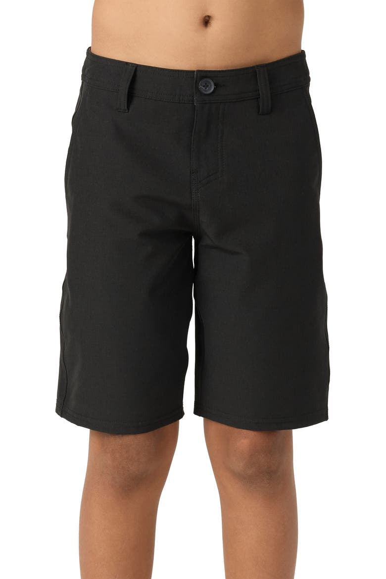Kids' Reserve Heathered Swim Trunks, Main, color, HTHR BLACK