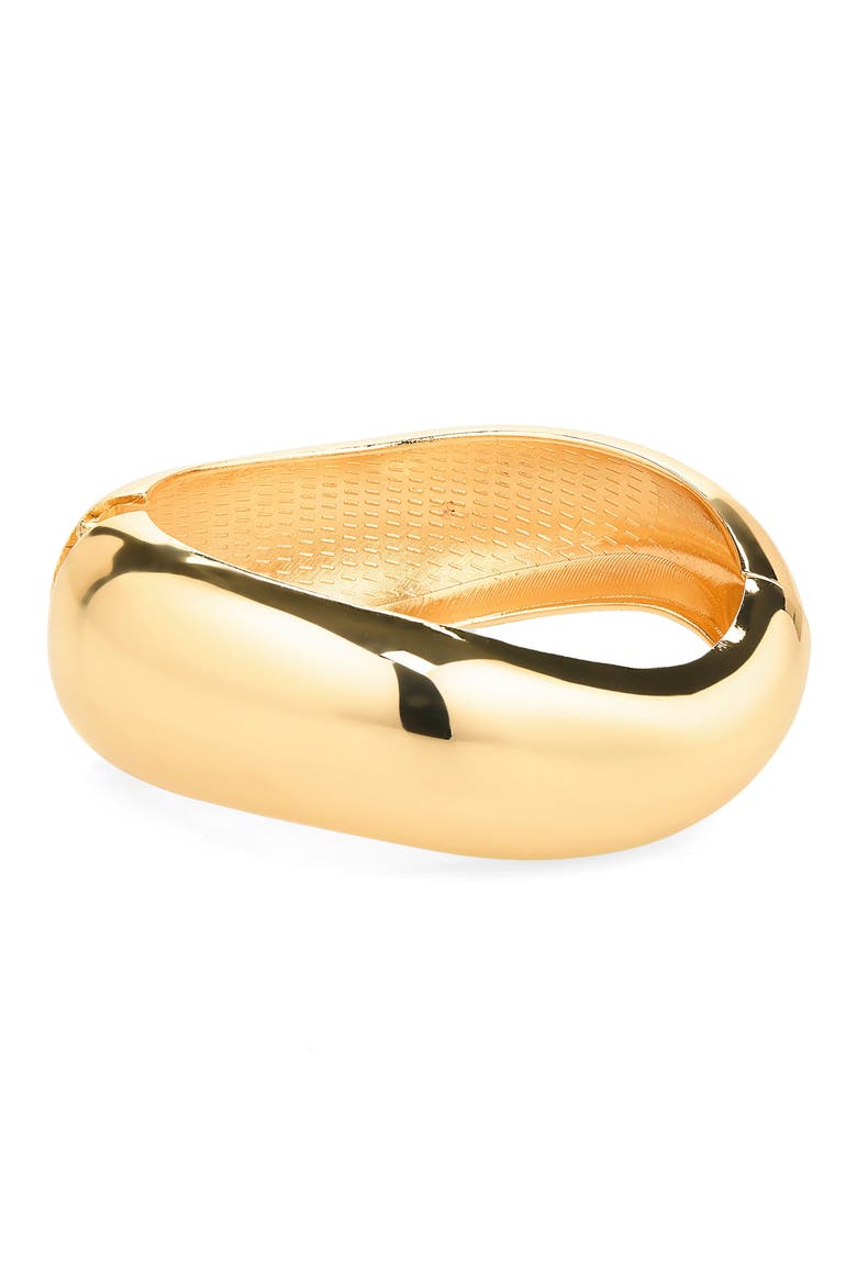 Bold Hinge Bracelet, Main, color, GOLD