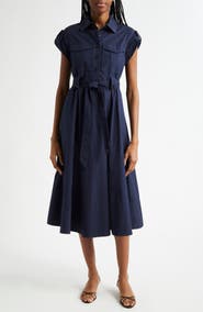 Derek Lam 10 Crosby Kayla Belted Shirtdress