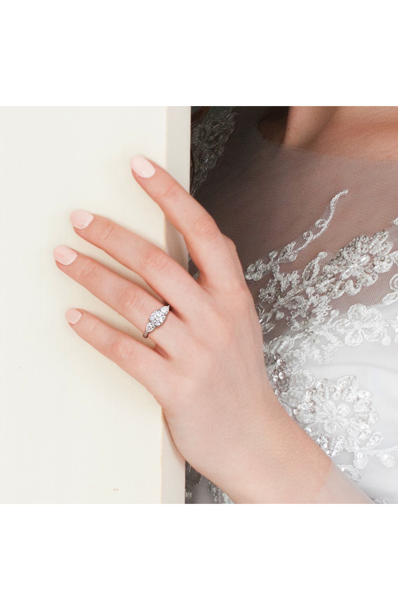 CD pear ring