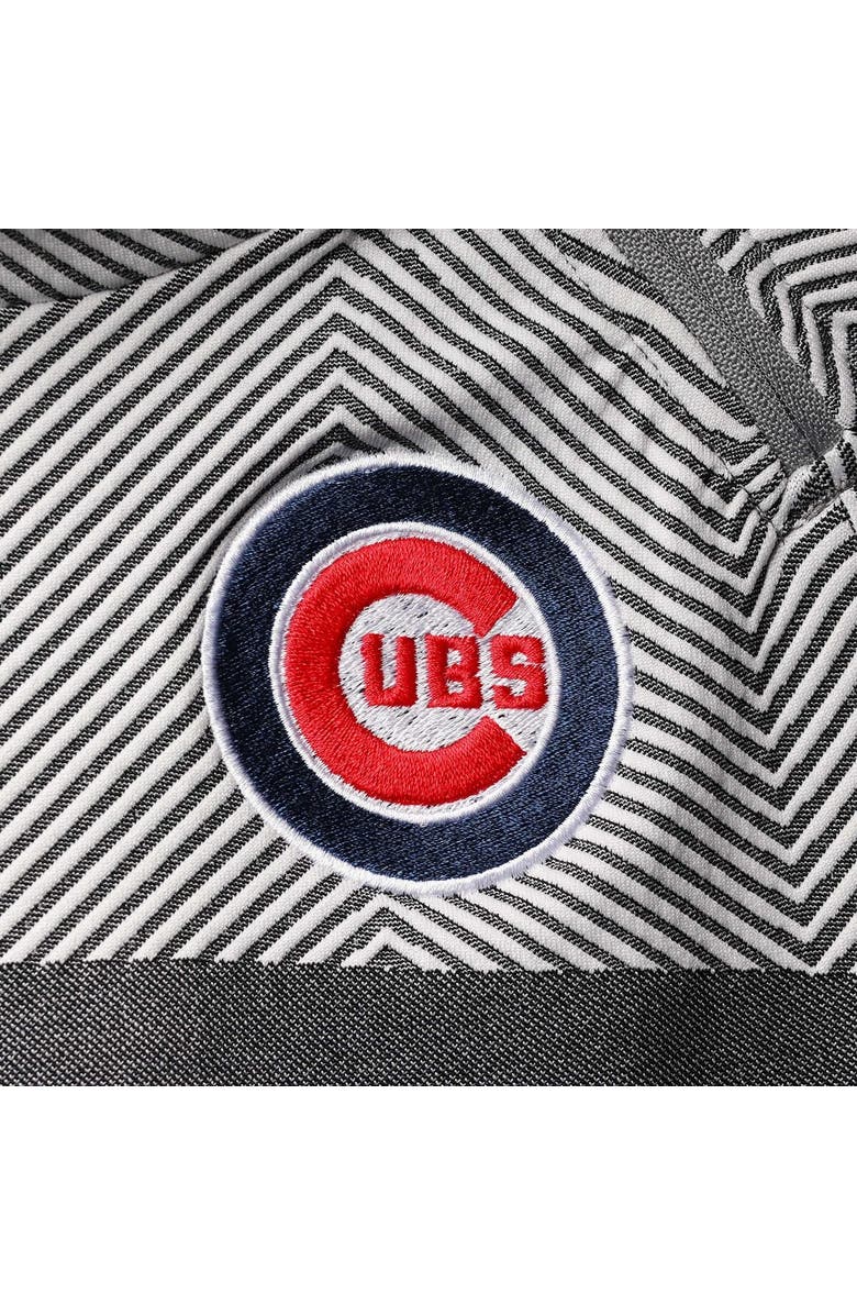 LEVELWEAR Women's Levelwear Gray Chicago Cubs Verse Asymmetrical Raglan Tri-Blend Quarter-Zip Jacket, Alternate, color, Gray