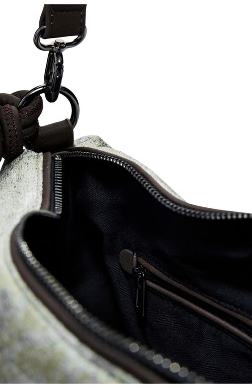 Desigual Print Shoulder Bag In Gray