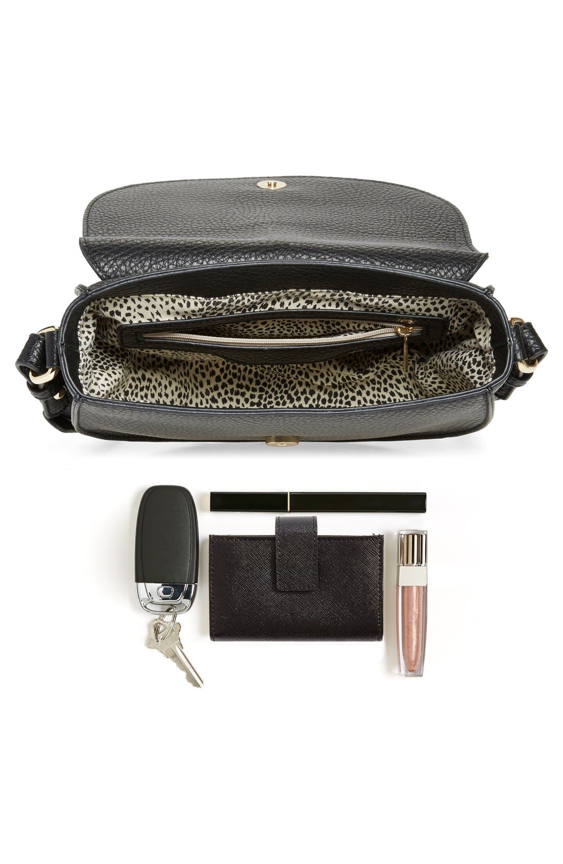 BP. Faux Leather Saddle Crossbody Bag, Alternate, color, 