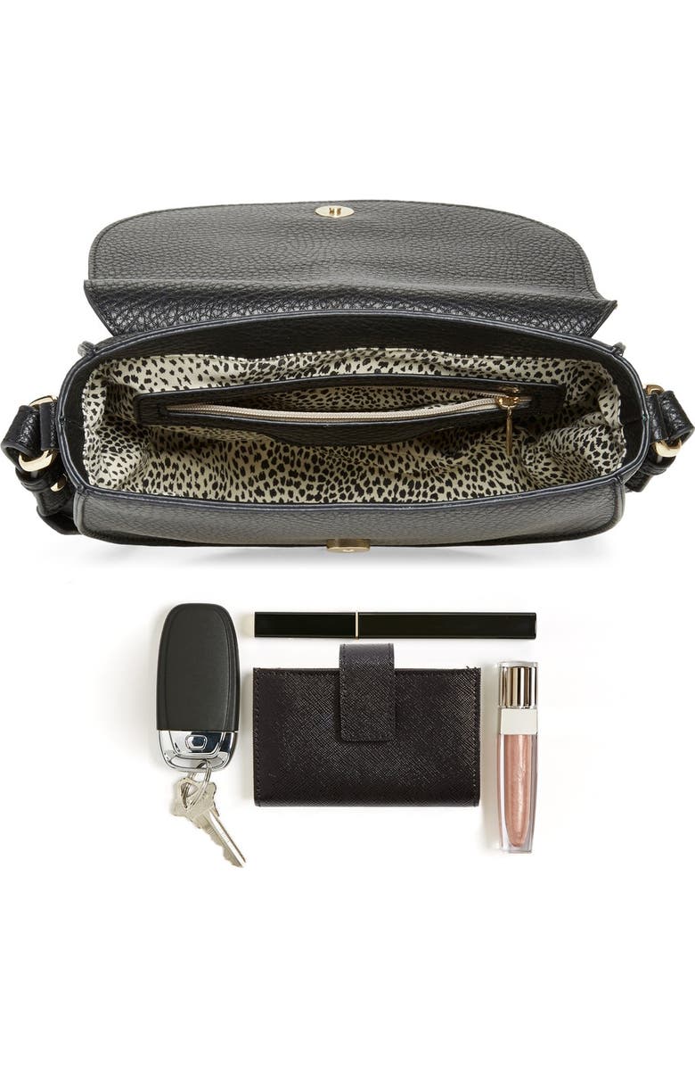 BP. Faux Leather Saddle Crossbody Bag, Alternate, color,