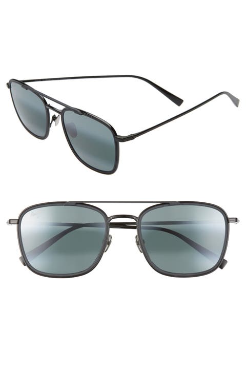 Following Seas 53mm Polarized Square Sunglasses