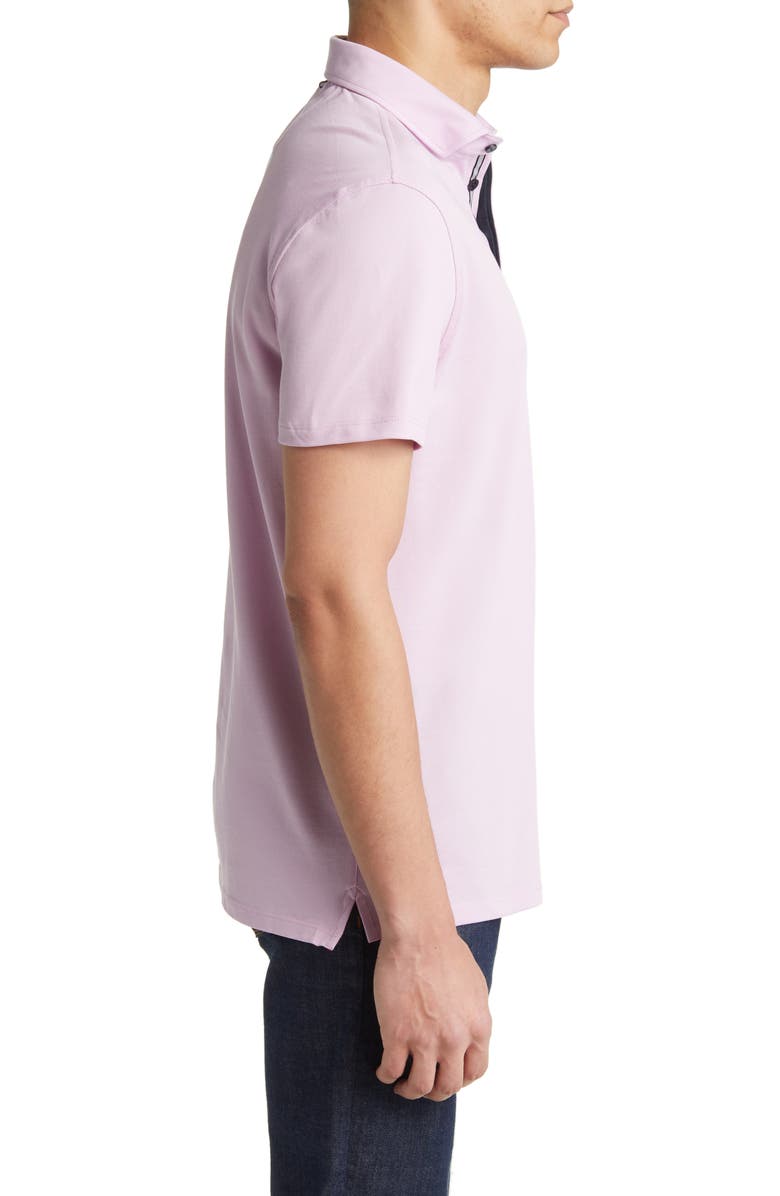 Stone Rose Performance Piqué Polo, Alternate, color,