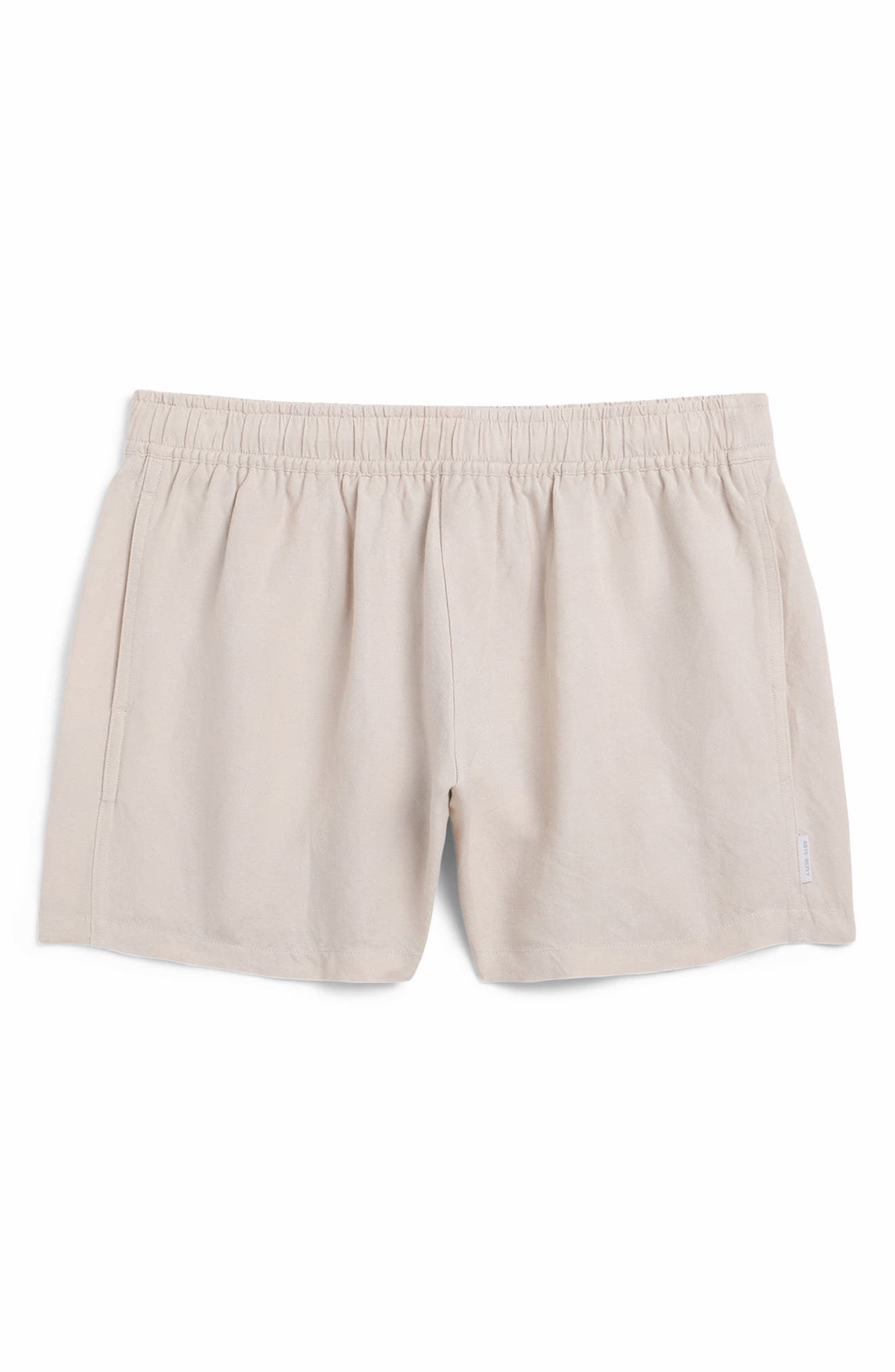 Linen Blend Drawstring Shorts - image 5