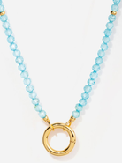 Little Sky Stone Blue Topaz Energy Gemstone Necklace