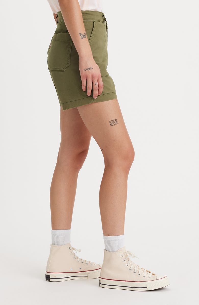 Levi's<sup>®</sup> Denim Utility Shorts, Alternate, color, Olive Night