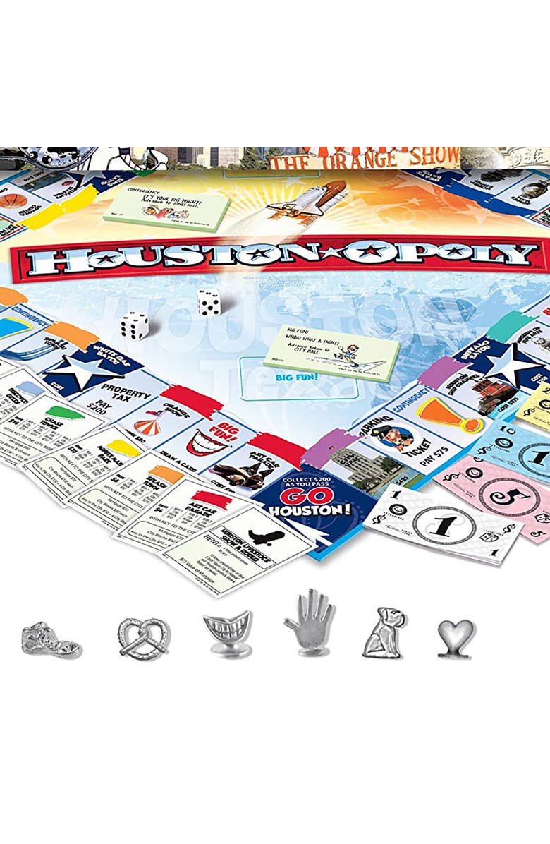 Late for the Sky Houstonopoly Monopoly Board Game, Alternate, color,