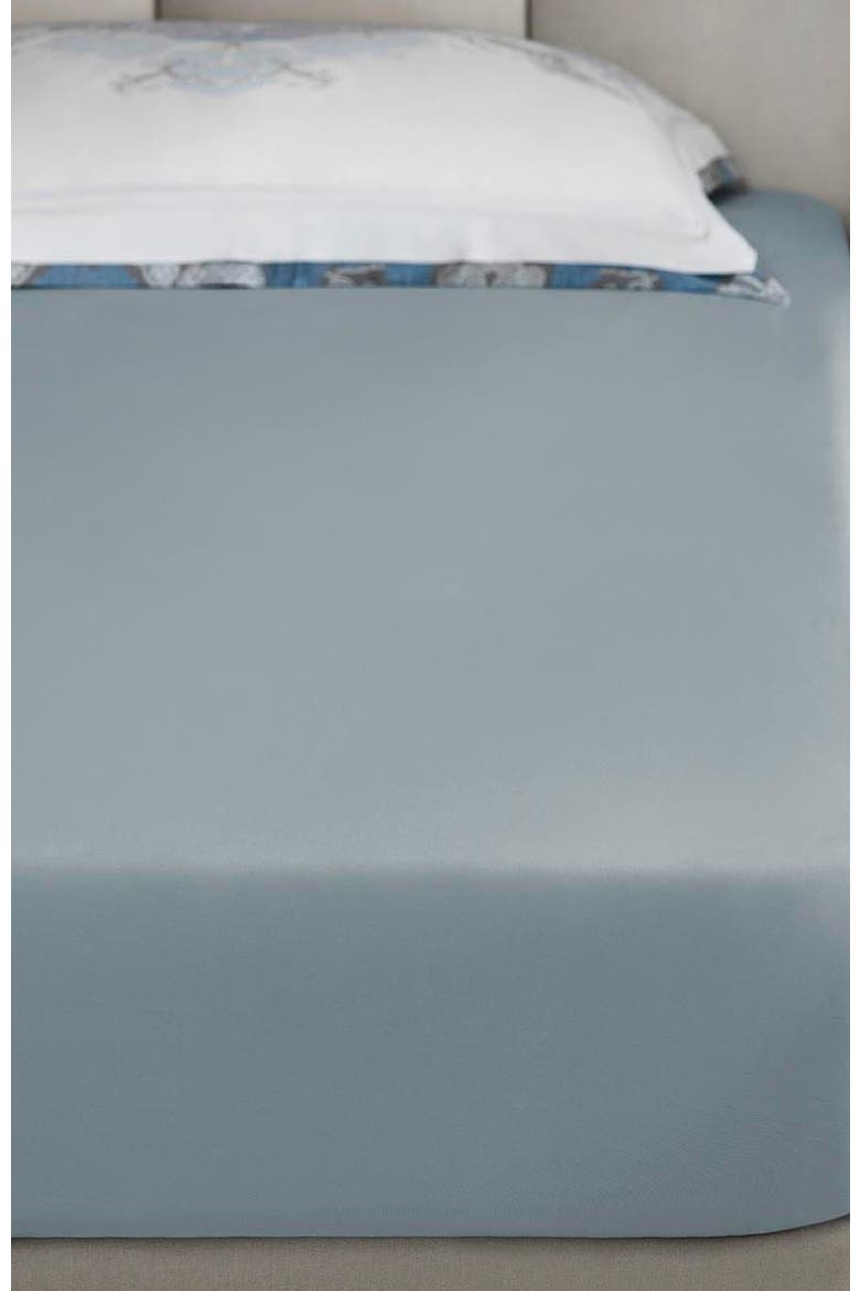 Eriko fitted sheet, Alternate, color, Light blue
