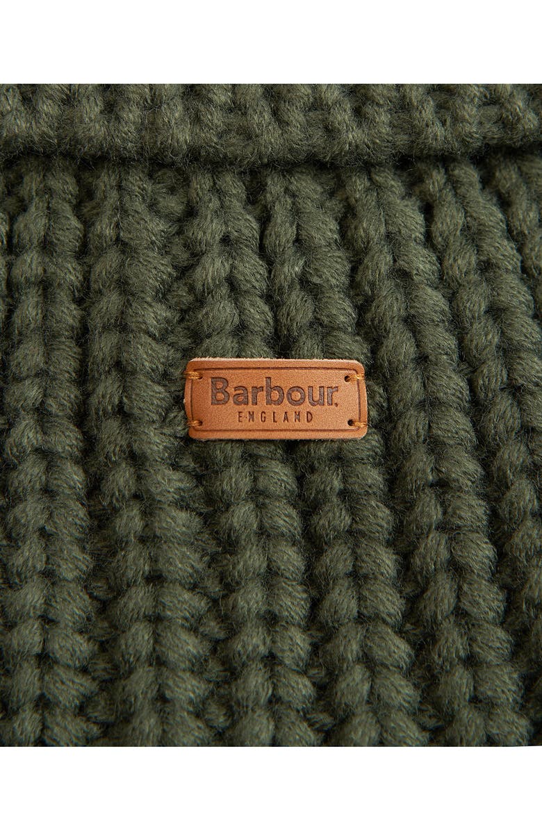 Barbour Saltburn Dog Sweater, Alternate, color, Olive