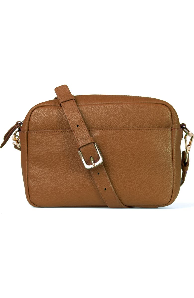 Kettlewell Leather Cross Body Bag, Main, color, Tan